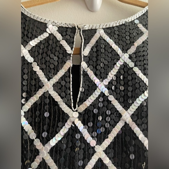 Beautiful Elegant SequinS Plus Size  Pullover Tunic Blouse Top - Picture 7 of 12